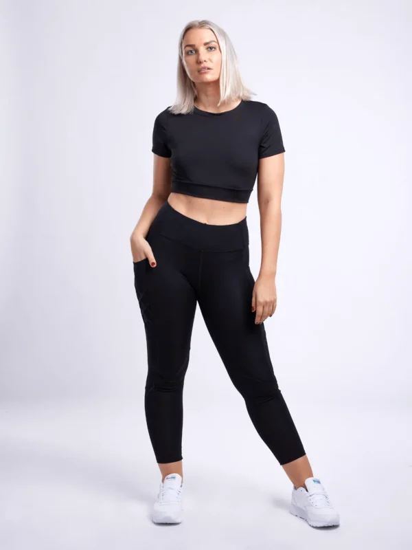 Short-Sleeve Crop Top - Image 4