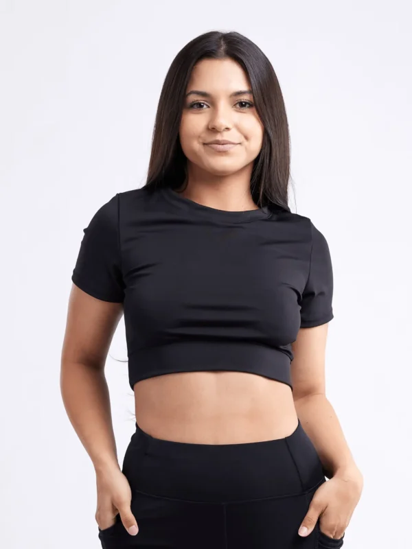 Short-Sleeve Crop Top - Image 9