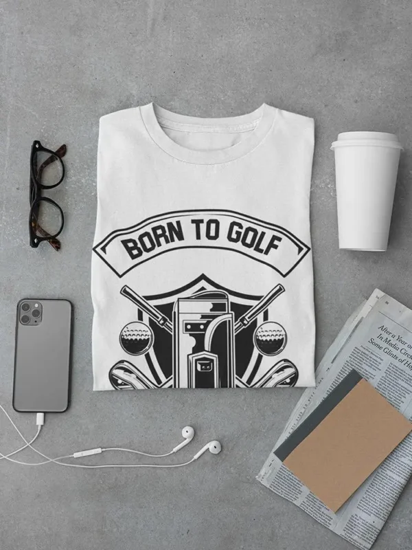 Born To Golf T-shirt -SmartPrintsInk Designs - Image 3