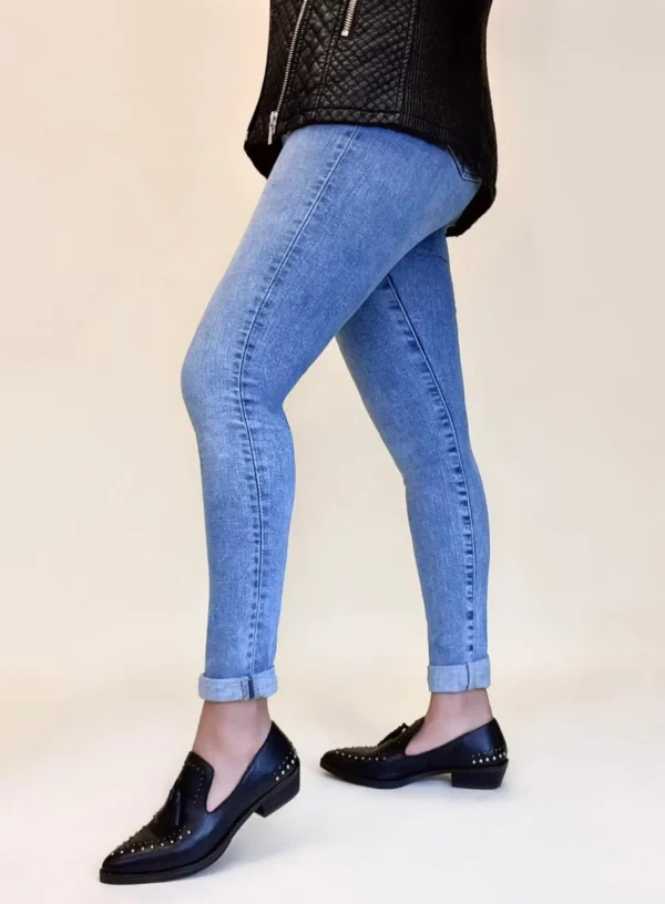 Bella Black Studded Mules - Image 6