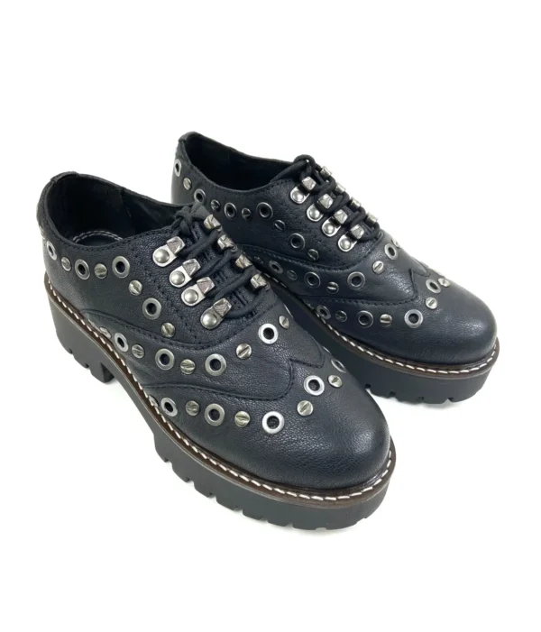 Lucy Black 1990's Lace up Shoe - Image 3