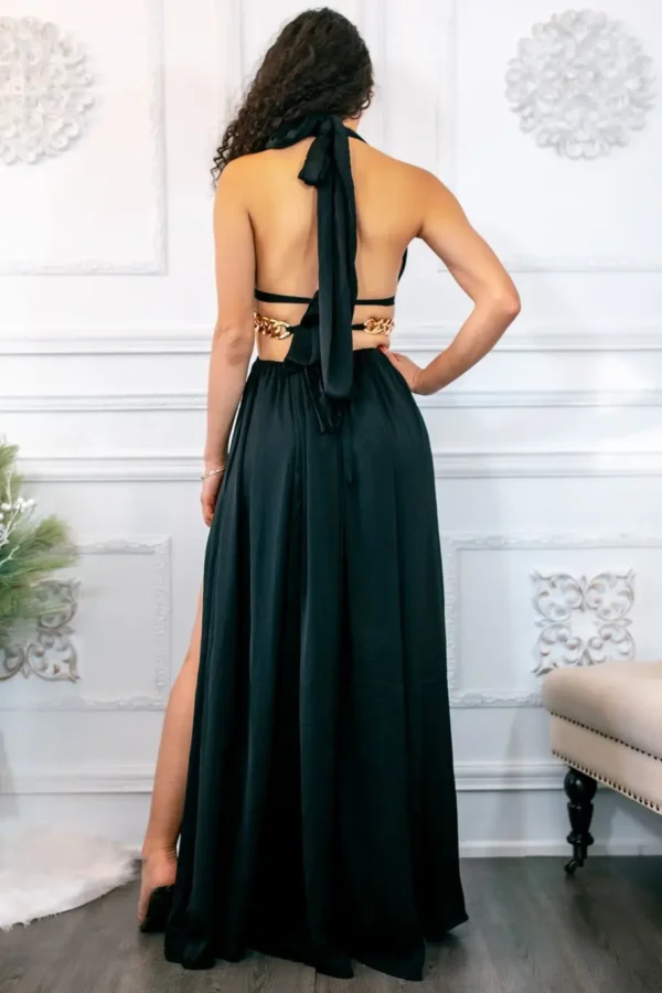 Extravaganza Cut Out Maxi with Side Slits Dress - Image 13