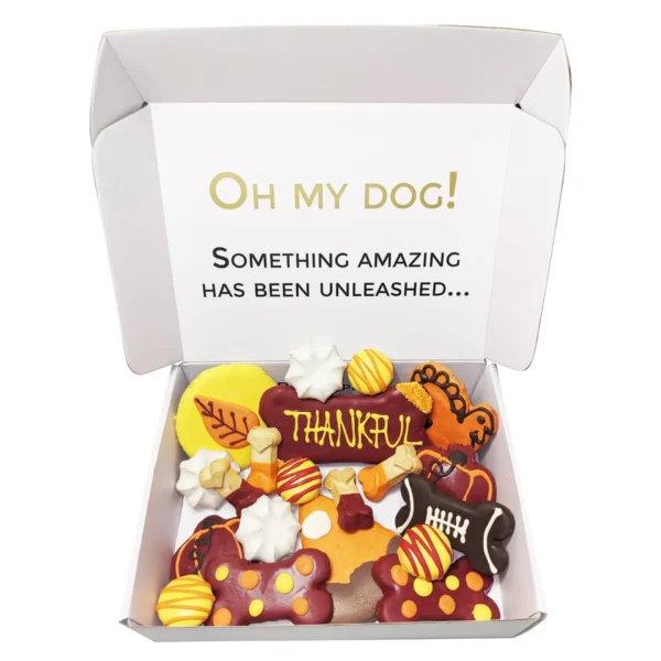 Thankful Themed Dog Treats Gift Box - Image 3