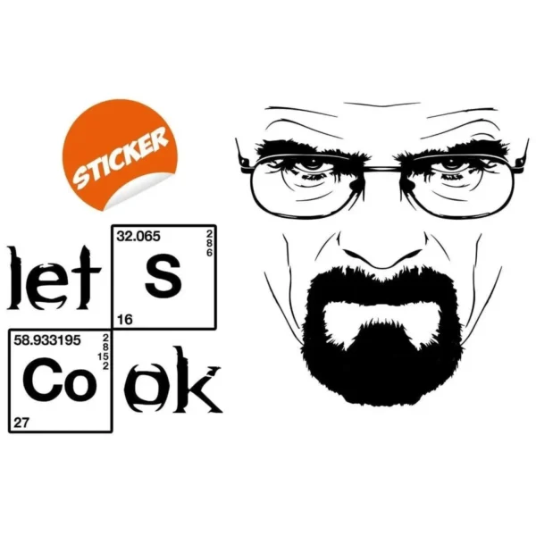 "Breaking Bad" Themed Quote Wall Sticker Decal - Kitchen Wall Decorations - Image 2