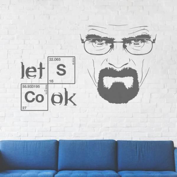 "Breaking Bad" Themed Quote Wall Sticker Decal - Kitchen Wall Decorations - Image 4