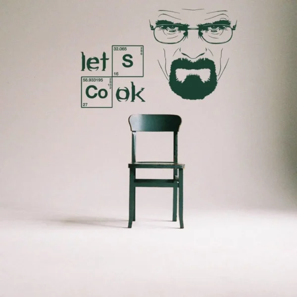 "Breaking Bad" Themed Quote Wall Sticker Decal - Kitchen Wall Decorations - Image 8