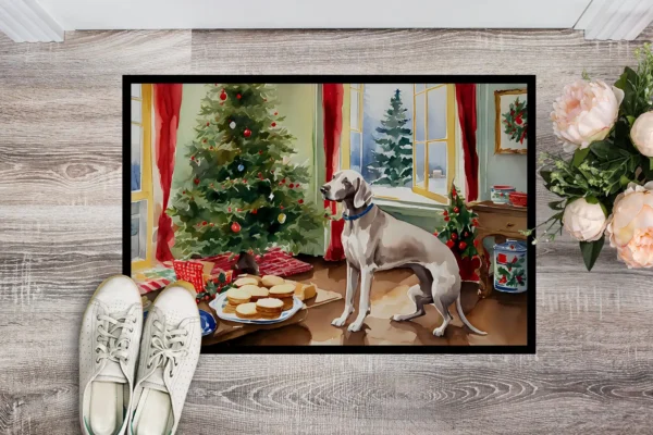 Weimaraner Christmas Cookies Doormat - Image 2