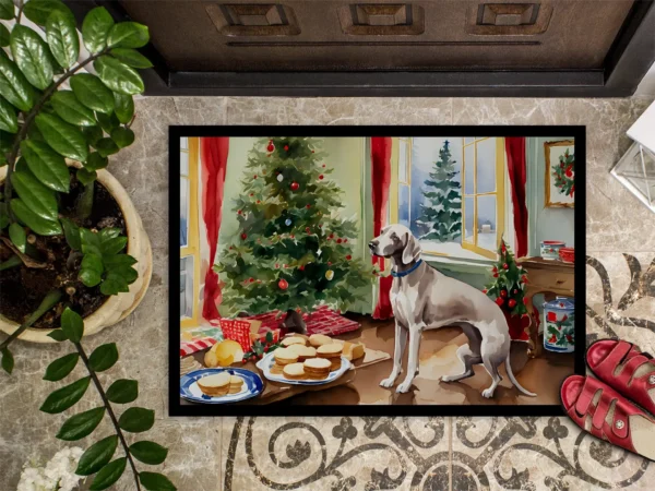 Weimaraner Christmas Cookies Doormat - Image 3