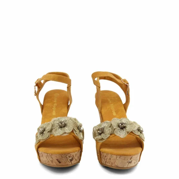 Flower Wedge Sandals - Image 3