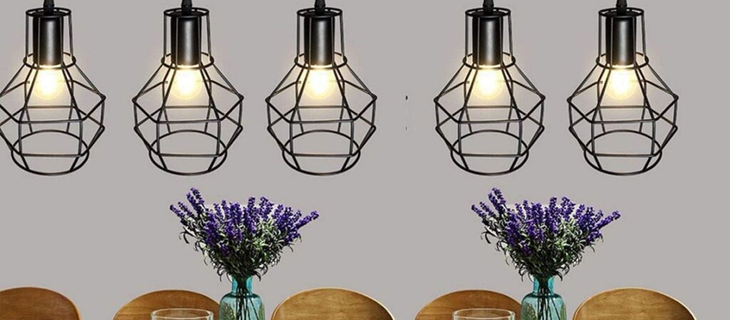 Pendant Cable Market & Modern Wire Cage Ceiling Pendant Lights – Shop at FCN Market Hub